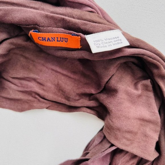 Chan Luu Eternity Tie Dye  Sarf Brown / Purple - Picture 2 of 2
